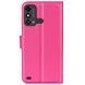 Кожаный чехол книжка Lichee для ZTE blade A53 малиновый 093056 фото 5
