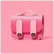 Шкіряний чохол-футляр з карабіном Briefcase для AirPods 4 / рожевий 201830 фото 3