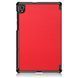 Кожаный чехол книжка Crazy Horse для Lenovo Tab K10 красный 093850 фото 3
