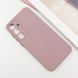 Чехол накладка TPU Liquid Silk для Samsung Galaxy S24 FE / pink sand 201167 фото 5