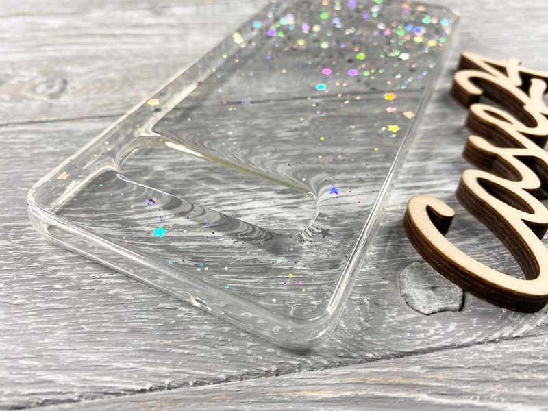 TPU чехол Star Glitter для Samsung Galaxy S10 прозрачный 083128 фото