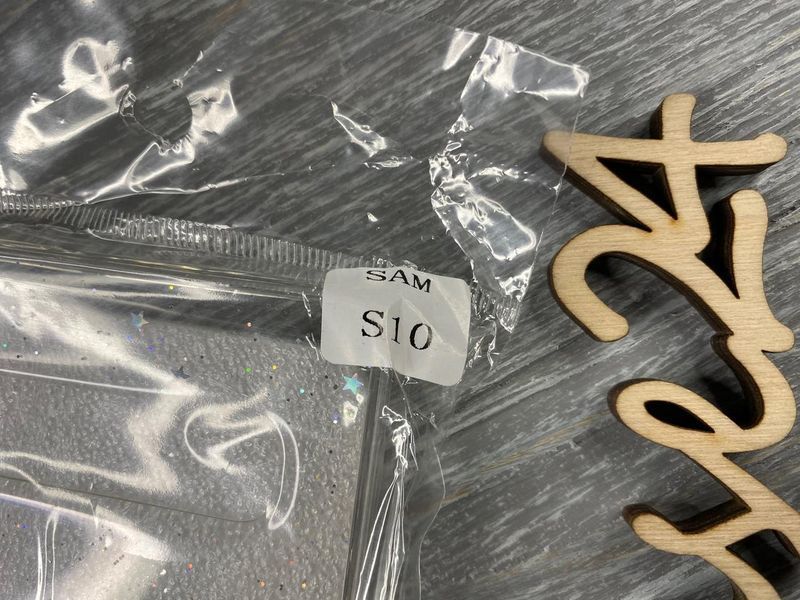 TPU чехол Star Glitter для Samsung Galaxy S10 прозрачный 083128 фото
