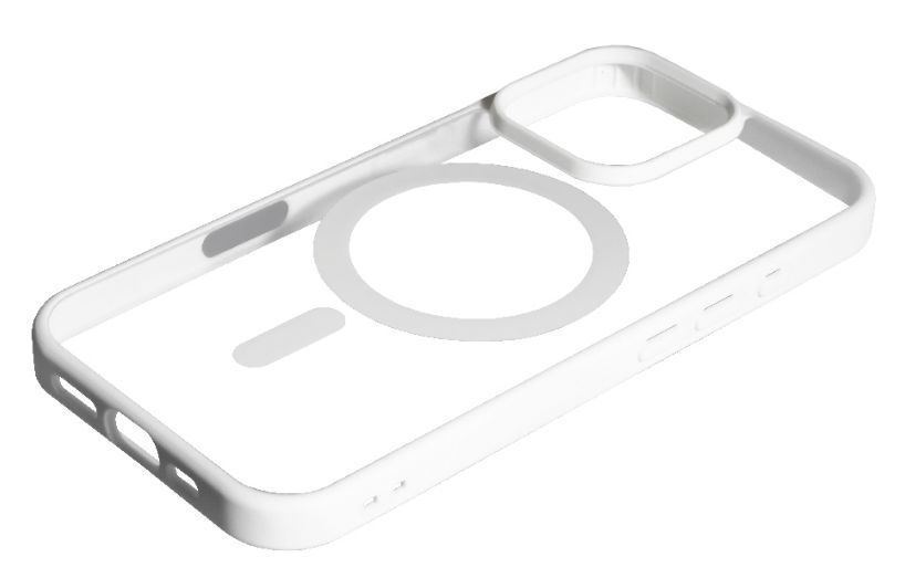 Чехол TPU+PC Color с поддержкой Magsafe для Apple iPhone 16 Pro Max / white 200834 фото