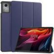 Шкіряний чохол книжка Crazy Horse для Lenovo Tab K11 Plus (11.45") / синій