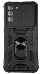 PC + TPU чехол Camshield armor для Samsung Galaxy S21 / чорний 084680 фото