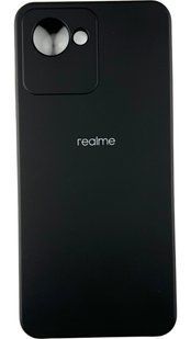 Чехол Soft touch для Realme C30 (на реалми ц30) черный 087540 фото