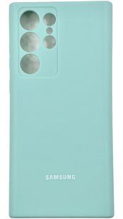 Чохол Soft touch для Samsung Galaxy S22 Ultra / бірюзовий 087740 фото