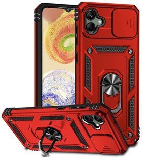 PC + TPU чохол Camshield armor для Samsung Galaxy A04E / червоний 087440 фото