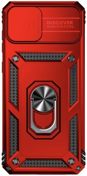 PC + TPU чохол Camshield armor для Samsung Galaxy A04E / червоний 087440 фото