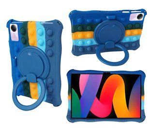 Чехол Pop it case на планшет Xiaomi&nbsp;Redmi Pad SE (11") / colorful dark blue 098400 фото
