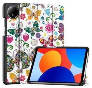 Чехол книжка Crazy Horse на Xiaomi Redmi Pad SE (8.7") 2024 / butterfly 200509 фото