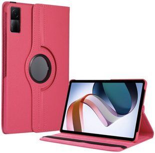 Шкіряний чохол-книжка на Xiaomi Redmi Pad (10.61") / малиновий 090609 фото
