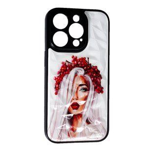 TPU чехол Prisma Ladies на iPhone 14 Pro (на айфон 14 про) Ukrainian Girl 086693 фото