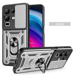 PC + TPU чохол Camshield Armor для Infinix Note 50 Pro Plus (5G) / сріблястий 099865 фото