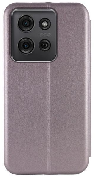 Чохол книжка Elegant book для Motorola G75 (5G) / сірий 202528 фото