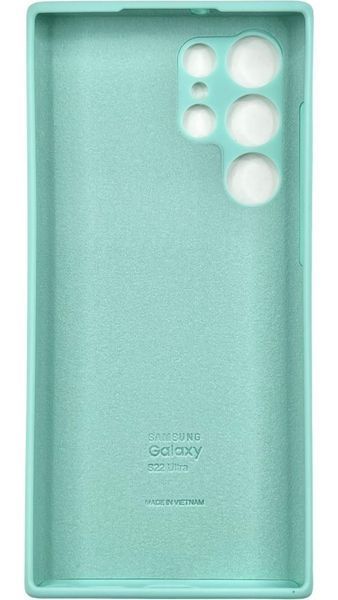 Чохол Soft touch для Samsung Galaxy S22 Ultra / бірюзовий 087740 фото