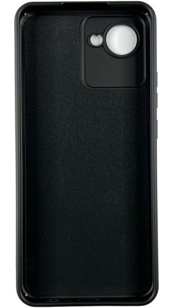 Чехол Soft touch для Realme C30 (на реалми ц30) черный 087540 фото