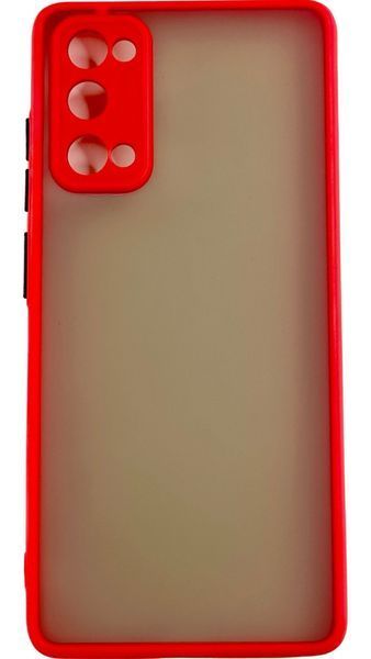 TPU чохол накладка Matte Color Case для Samsung Galaxy S20 FE червоний 092221 фото