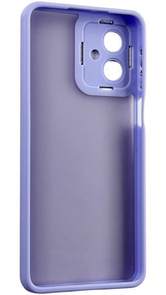 TPU чохол Luxury Metal Lens на Motorola G54 фіалковий 094634 фото
