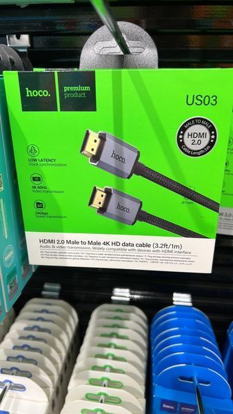 HDMI - HDMI кабель Hoco US03 8K HDMI 2.1 (1m) 87685 фото