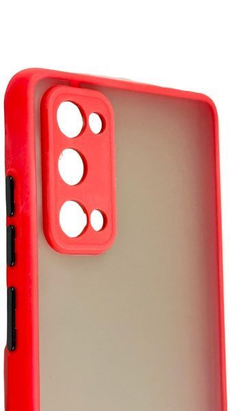 TPU чохол накладка Matte Color Case для Samsung Galaxy S20 FE червоний 092221 фото