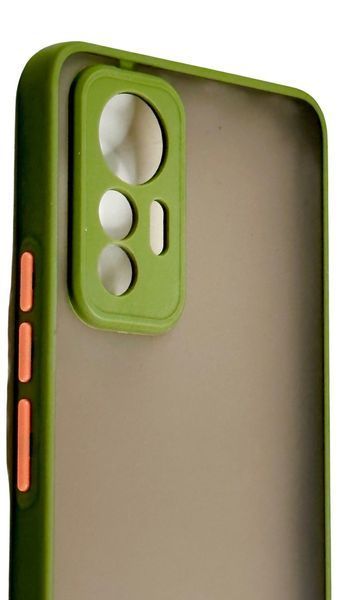 TPU чехол накладка Matte Color Case для Xiaomi 12 Lite светло-зеленый 092121 фото