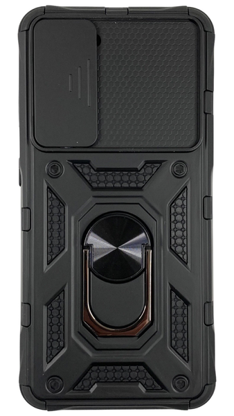 PC + TPU чехол Camshield armor для Samsung Galaxy S21 / чорний 084680 фото