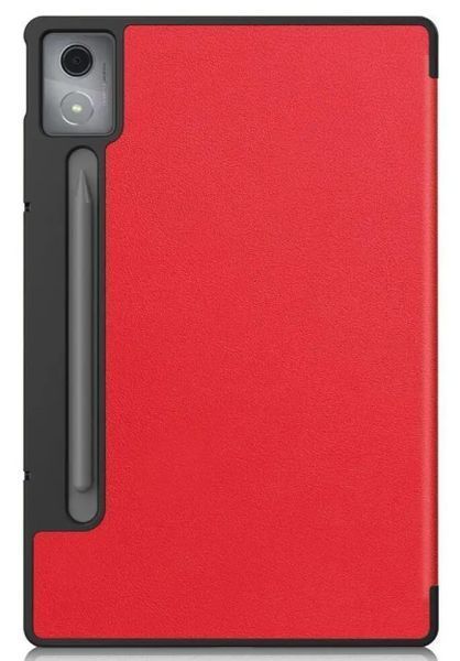 Шкіряний чохол книжка Crazy Horse на планшет Lenovo Xiaoxin Pad Pro (12.7") 2025 / червоний 202571 фото