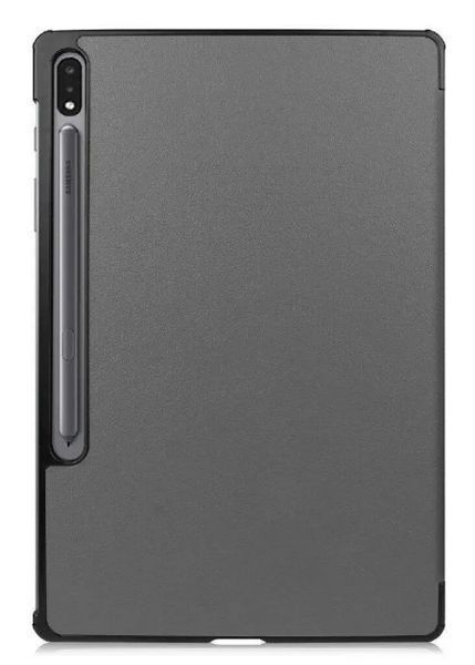 Чохол книжка Crazy Horse на планшет Samsung Galaxy Tab S10 Plus (12.4") / сірий 201125 фото
