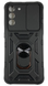 PC + TPU чехол Camshield armor для Samsung Galaxy S21 / чорний 084680 фото 1