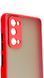 TPU чохол накладка Matte Color Case для Samsung Galaxy S20 FE червоний 092221 фото 3