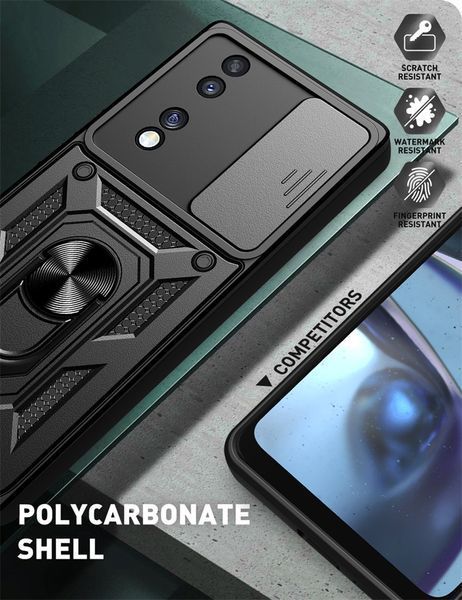 PC + TPU чехол Camshield armor для Honor 70 / красный 89462 фото