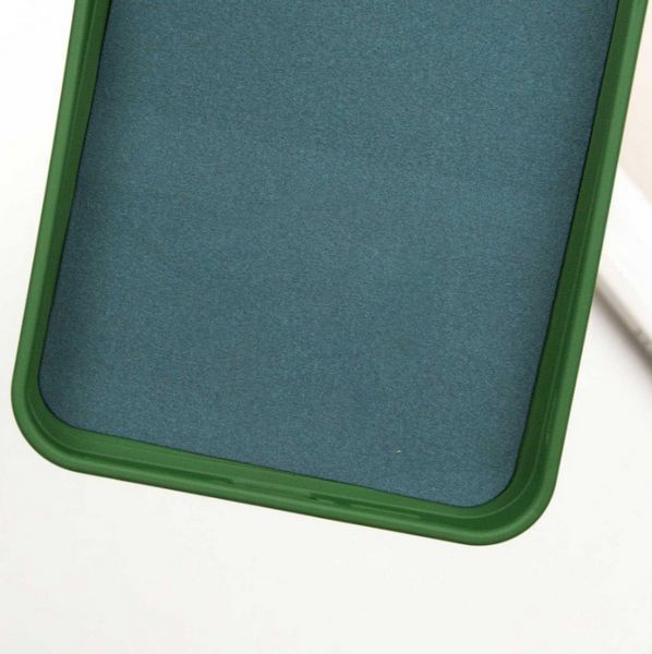 Чохол накладка TPU Liquid Silk для Samsung Galaxy S24 FE / темно-зелений 201173 фото