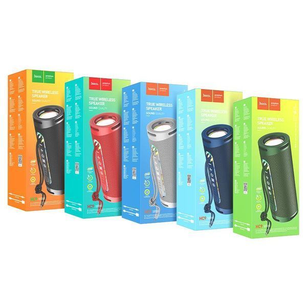 Беспроводная колонка Hoco HC9 Dazzling pulse sports portable loudspeaker белый 093277 фото