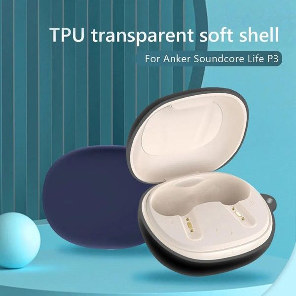 Силиконовый чехол с карабином для Anker Soundcore Life P3 зеленый 92521 фото