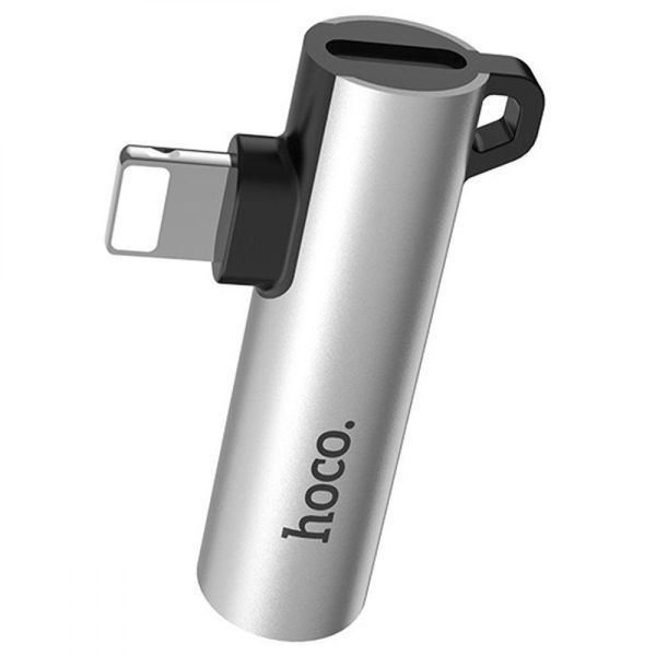 AUX кабель Hoco LS21 Lightning to Lightning + 3.5mm 80584 фото