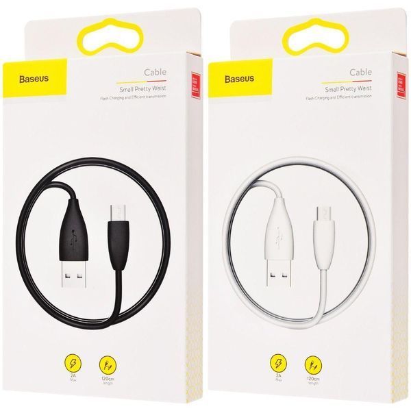 Baseus Small Pretty Waist Micro USB 2.0 A Cable (1m) (2 кольори) 16798 фото