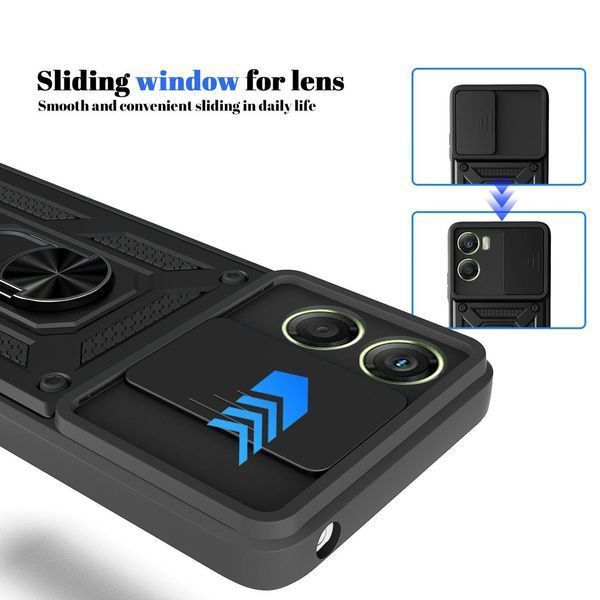 PC + TPU чехол Camshield Armor для Motorola G06 / зеленый 100663 фото