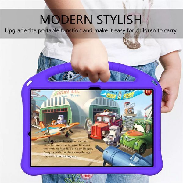 Чехол New Kids Case на Samsung Galaxy Tab S9 FE Plus (12.4") / фиолетовый 099153 фото