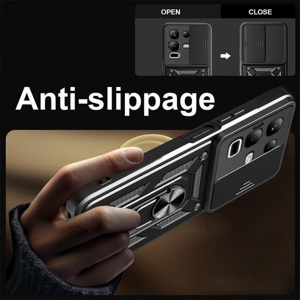 PC + TPU чохол Camshield Armor для Infinix Note 50 Pro Plus (5G) / сріблястий 099865 фото