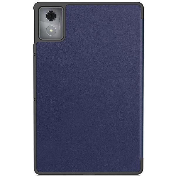Шкіряний чохол книжка Crazy Horse для Lenovo Tab K11 Plus (11.45") / синій 097436 фото