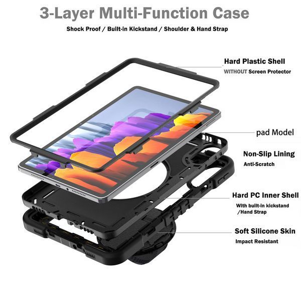 Чохол Carbon Armor Cover Tablet на планшет Xiaomi Redmi Pad 2 (11") / рожевий 100154 фото