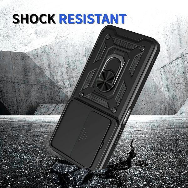 PC + TPU чохол Camshield Armor для Xiaomi Redmi 15 4G global (169.49 x 80.5 x 8.6 мм) / червоний 100322 фото