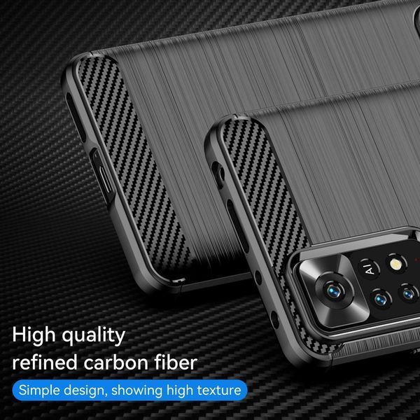 TPU чехол накладка Urban для Poco M4 Pro 5G черный 093296 фото