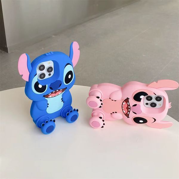 Силіконовий 3D чохол Funny Stitch для iPhone 11 / рожевий 098941 фото