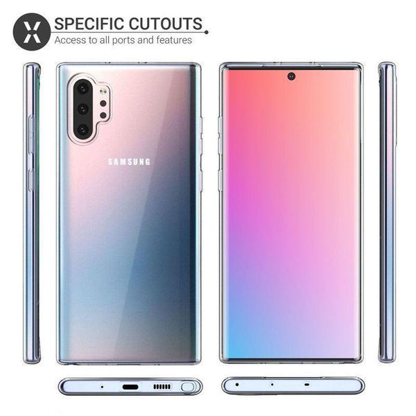 Ультратонкий 0,3 мм чохол на Samsung Galaxy Note 10 прозорий 80874 фото