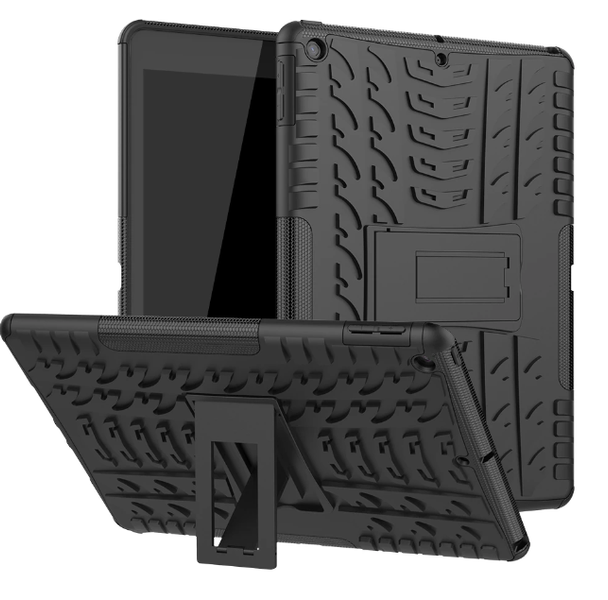 PC + TPU чехол Armor на Apple iPad 10.2" (2021 / 2020 / 2019) / черный 090863 фото