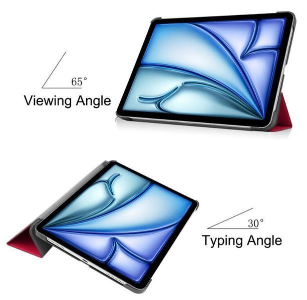 Кожаный чехол книжка Crazy Horse на планшет iPad Air 4 10.9" (2020) / синий 202712 фото