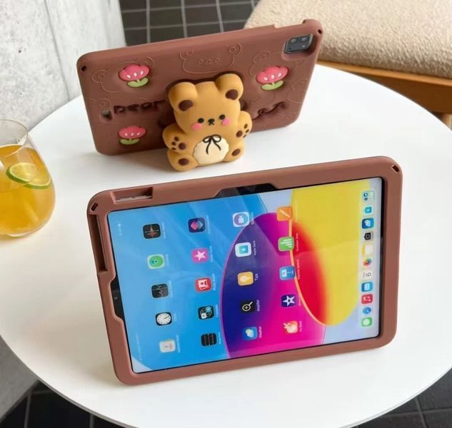 Чохол Happy Case на планшет Apple iPad 11" (A16) 2025 / Flower Bear (з ремінцем) 203121 фото