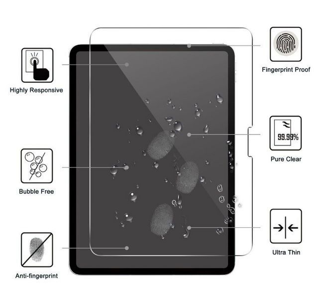 Защитное стекло для Apple iPad Pro 13 2024 (13") 200064 фото